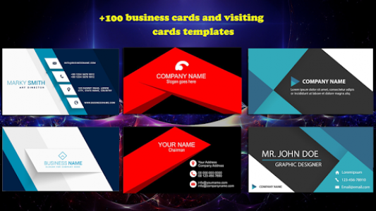 اسکرین شات برنامه Business Card Maker - Business Card Designer 5
