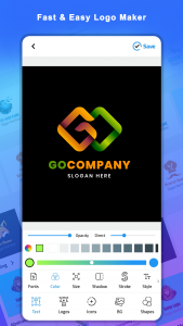اسکرین شات 2 برنامه Logo Maker - Logo Creator