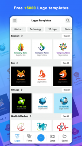 اسکرین شات 1 برنامه Logo Maker - Logo Creator