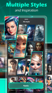 اسکرین شات برنامه Viridis - The AI Art Generator 5