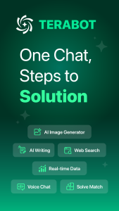 اسکرین شات 1 برنامه TeraBot: AI Chatbot Assistant