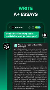 اسکرین شات 8 برنامه TeraBot: AI Chatbot Assistant