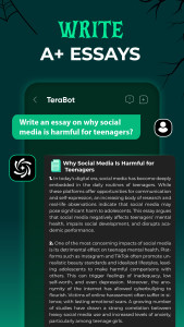 اسکرین شات 8 برنامه TeraBot: AI Chatbot Assistant