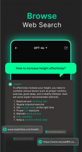 اسکرین شات 4 برنامه AI Chatbot, Ask Chat Assistant