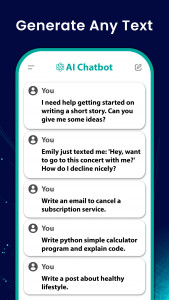 اسکرین شات 5 برنامه AI Chat App - AI Chatbot