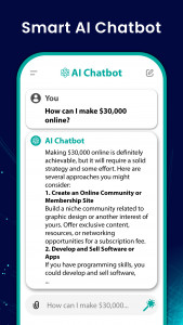 اسکرین شات 3 برنامه AI Chat App - AI Chatbot