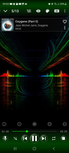 اسکرین شات برنامه Spectrolizer - Music Player + 1