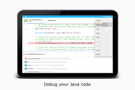 اسکرین شات برنامه AIDE- IDE for Android Java C++ 7