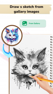 اسکرین شات برنامه AR Drawing: Paint & Sketch 6