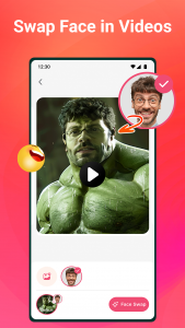 اسکرین شات 1 برنامه SwapAI: Face Swap Video, Photo