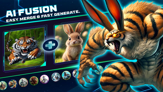 اسکرین شات 1 برنامه AI Fusion - Character Merge
