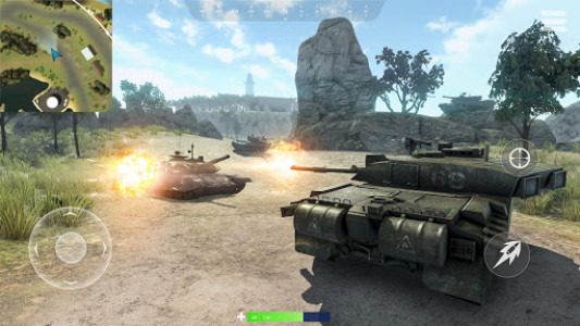 اسکرین شات بازی Tanks of War 6