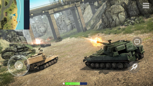 اسکرین شات بازی Tanks of War 3