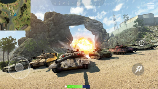 اسکرین شات بازی Tanks of War 4