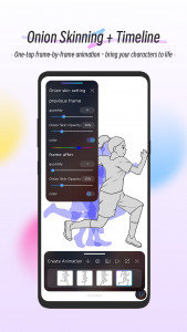 اسکرین شات 4 برنامه Hipaint - Sketch & Draw art