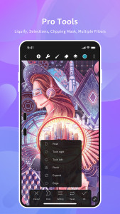 اسکرین شات 3 برنامه HiPaint -Sketch Draw Paint it!