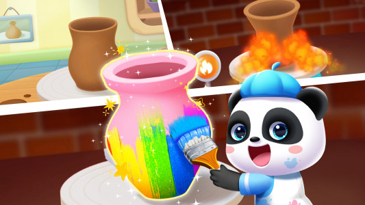 اسکرین شات بازی Baby Panda's School Games 4