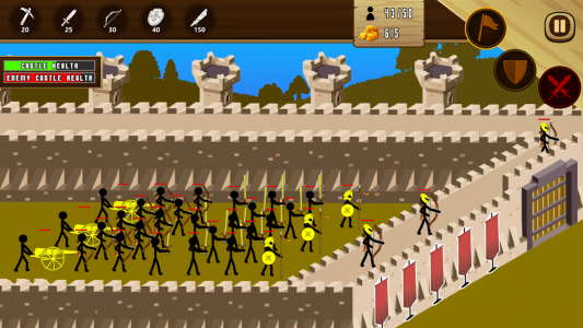 اسکرین شات بازی Stickman Age: Stick War Battle 2