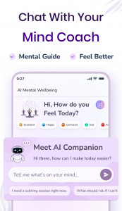 اسکرین شات 1 برنامه AI Mental Wellbeing - Relief