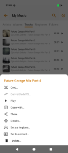 اسکرین شات 5 برنامه AIMP: Audio Cutter