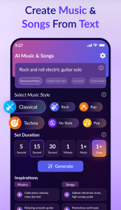 اسکرین شات 6 برنامه AI Music Generator from Text