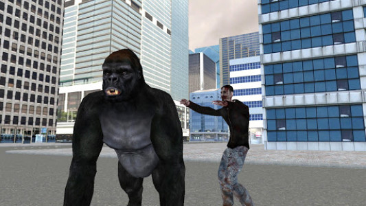 اسکرین شات بازی Real Gorilla vs Zombies - City 1