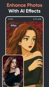 اسکرین شات 1 برنامه AI Photo Editor & Effects