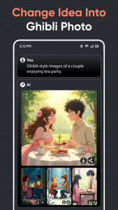 اسکرین شات برنامه PhotoArt, AI Ghibli Photo 2