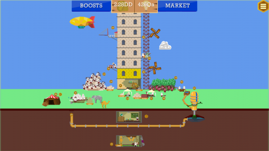 اسکرین شات بازی Idle Tower Builder: Miner City 3