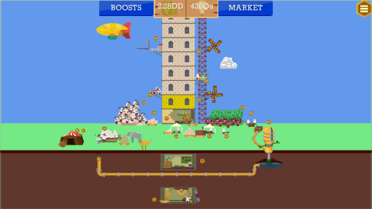 اسکرین شات 3 بازی Idle Tower Builder: Miner City