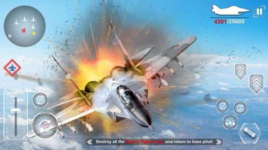 اسکرین شات 1 بازی Aircraft Strike: Jet Fighter