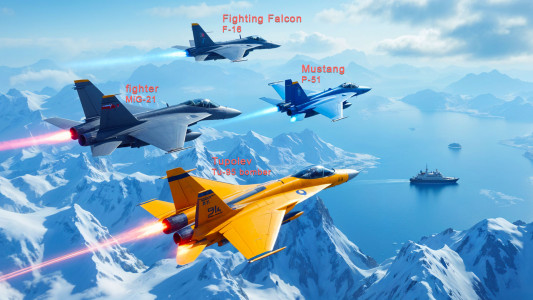 اسکرین شات 6 بازی Aircraft Strike: Jet Fighter