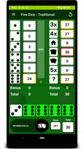 اسکرین شات 1 بازی Five Dice