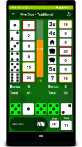 اسکرین شات 2 بازی Five Dice