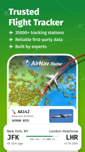 اسکرین شات 1 برنامه AirNav Radar – Flight Tracker