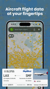 اسکرین شات برنامه RadarBox · Live Flight Tracker 2