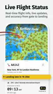 اسکرین شات 2 برنامه AirNav Radar – Flight Tracker