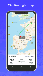 اسکرین شات برنامه RadarBox · Live Flight Tracker 4