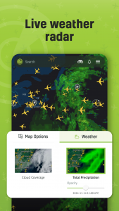 اسکرین شات برنامه AirNav Radar · Flight Tracker 5