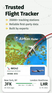 اسکرین شات 1 برنامه AirNav Radar – Flight Tracker