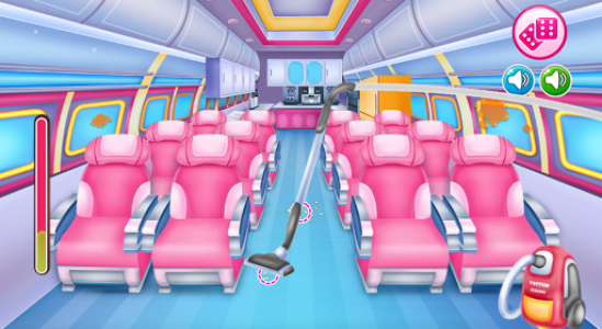 اسکرین شات بازی Dirty Airplane Cleanup & Fixing Games 4