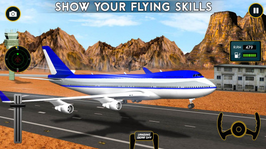اسکرین شات بازی Flight Pilot Simulator Games 1