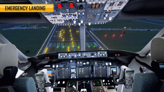 اسکرین شات بازی Flight simulator : Plane Games 3
