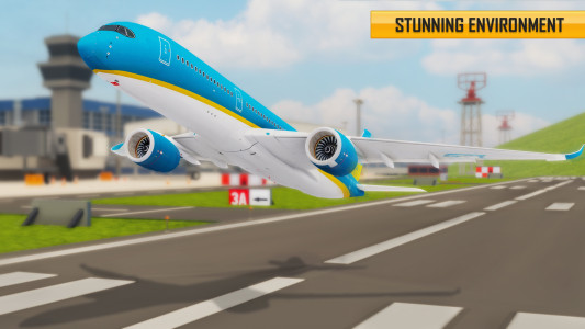 اسکرین شات بازی Flight simulator : Plane Games 1