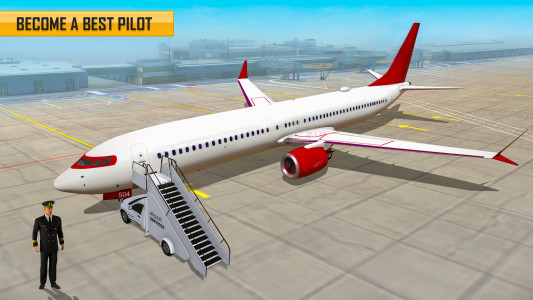 اسکرین شات بازی Flight simulator : Plane Games 2