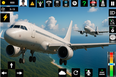 اسکرین شات 8 بازی Flight Pilot Simulator 3d