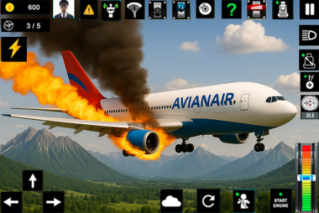 اسکرین شات 2 بازی Flight Pilot Simulator 3d