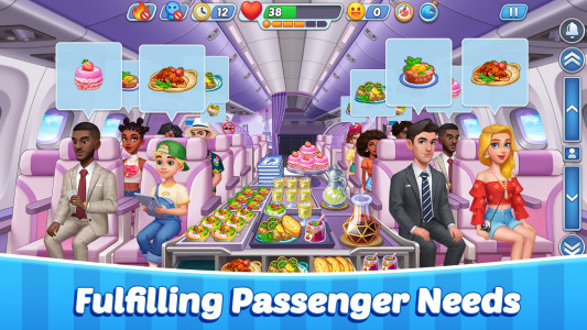 اسکرین شات 3 بازی Cooking Go:Airplane & Train
