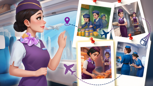 اسکرین شات 4 بازی Cooking Go：Airplane & Train