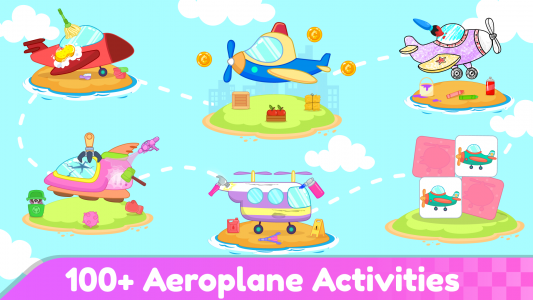 اسکرین شات 2 بازی Airplane Games for Kids Racing